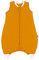 schlummersack Baby Schlafsack mit Füßen Sommer 1 Tog 80 cm dünn Safran | Schlafsack mit Beinen für eine Körpergröße von 80-90cm | Schlafsack Baby Sommer Frühling