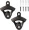 Efforias 2-in-1 Bottle Opener, Metal Wall Mounted, Cast Iron