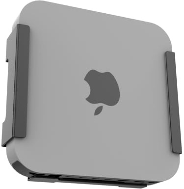 bylitco Monitor Vesa Mount or Under Desk Holder for Mac Mini 2018-2023 M1 | All metal ,soft padding ,space saving,Includes Full Installation Kit,Easy Install