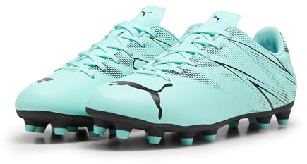 PUMA Attacanto Fg/Ag, Zapatillas de Fútbol Hombre, Electric Peppermint Puma Black, 40.5 EU