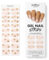 MOYOU LONDON Halbgehärtete Gel-Nagelstreifen - 20 Stück. Weihnachts-Nagelfolien für eine Maniküre in Salonqualität - Funktioniert mit jeder UV-Nagellampe - Einfach anzuwenden
