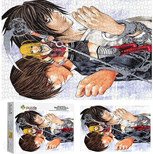 ALKOY Puzzle Per Adulti 1000 Pezzi Fai Da Te, The Legend Of Zelda, Puzzle In Cartone Puzzle Difficili Giocattolo Educativo Per Bambini Regalo Giochi Puzzle Classici/Anime Death Note-120/1000-Blatt-P