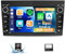 CAMECHO 2G+64G Android 13 Autoradio für Opel Astra Corsa Vauxhall Meriva Zafira mit Wireless Apple Carplay Android Auto, 7 Bildschirm Bluetooth Autoradio GPS WiFi HiFi FM RDS SWC Rückfahrkamera