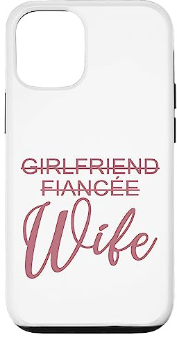 iPhone 15 Girlfriend Fiancée Wife, Wedding, Just Married, Matching Case
