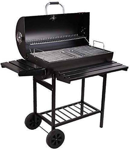 MIQXUAN BBQ Grill Outdoor Barbecue Grill Grills Charcoal BBQ Household Oven Portable Wild Carbon Oven American Smoked BBQ Multi-Function Grill Courtyard Outdoor Barbecue Tool (Size : 105 52 80cm)