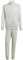 adidas Herren SPORTSWEAR BASIC 3 STRIPES FLEECE TRACKSUIT, wonder silver, XL