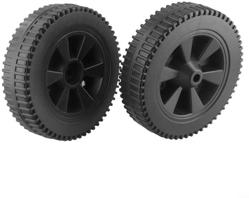 QOXEZY 2 ruote per griglia, 170 mm, ruote di ricambio per griglie a gas, ruote di ricambio in plastica, multifunzionali, per barbecue in giardino (170 mm)