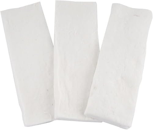 Daaxing Lot de 3 éponges en laine de céramique pour poêle à feu de table pour cheminées sans ventilation au bioéthanol (30 x 10 x 1,5 cm)