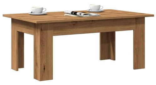 vidaXL Couchtisch Artisan-Eiche 100x60x42 cm Holzwerkstoff, Beistelltisch, Wohnzimmertisch, Kaffeetisch, Sofatisch, Akzenttisch, Teetisch