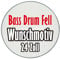 M-tec print® Wunschmotiv Schlagzeugfell 24 Zoll | Hochwertiges Bass Drum Fell bedruckt mit individuellem Design