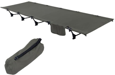 Wjsdsg Campingbett Faltbar Für Erwachsene Leichtes Campingbett Aus Aluminiumlegierung Zusammenklappbares Gästebett Camping Reisebett Für Zelt