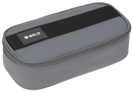 LÄSSIG Bold Spacy Pencil Case Anthracite