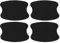 TUCKBOLD Car Magnet Car Door Handle Scratch Protector 73x95mm Anti-Scratches | Door Handle Protective Film Carbon Fiber Black 4 Pcs