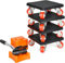 Zourglow Heavy Duty Furniture Mover, 360° Rotation Wheels Furniture Dolly with Lifter and 4 Sliders, 500kg Supported Weight Furniture Lifter Mover Tool Set for Refrigerator Sofa Cabinet