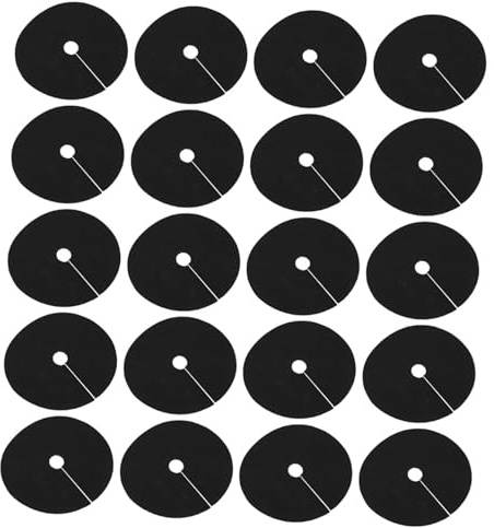 Homoyoyo 20 Pièces Anneaux de Paillage Arbres Tissu Non Tissé Respirant Protection Contre Les Mauvaises Plantes Perméable à l'Air Contrôle de l'Humidité des Mauvaises Plantes