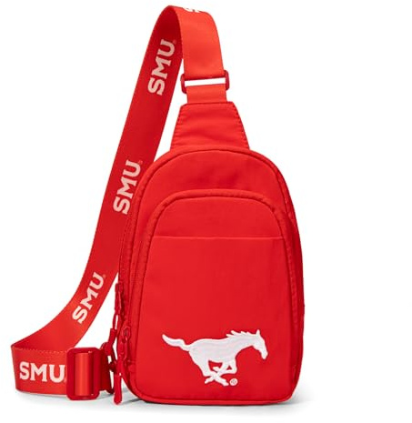Montana West NCAA Sling Bag Gesteppte Crossbody-Tasche für Damen/Herren, mehrere Taschen, Crossbody-Tasche als Geschenk, Spieltag