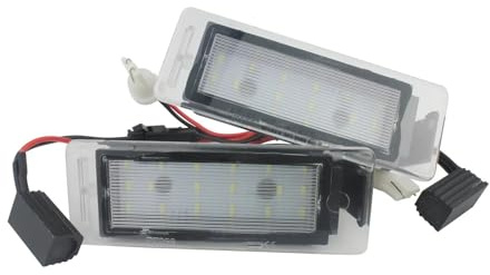 VAVGKDKPZB LED Number Plate Light For Vauxhall For Opel VXR8 For Mokka For Insignia Sports Tourer 2X LED License Number Plate Light