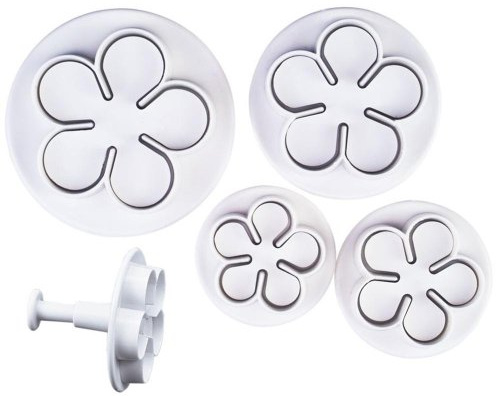 Städter 170278 Blüten 4-er Set mit Auswerfer