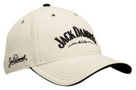 Jack Daniel Whiskey Official Adjustable Elfenbein Hut Baseballmütze