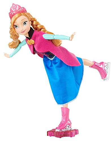 Mattel CBC62 - Disney Eiskönigin Eisläuferin Anna, Puppe