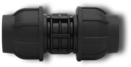 GEBO Plast – PE Rohr Kupplung 25 mm beidseitig mit DVGW