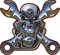 Skull Motorhead Hochwertigen Auto-Autoaufkleber 12 x 10 cm