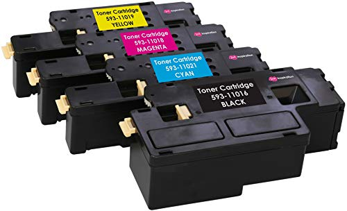 4er Set PREMIUM Toner kompatibel für Dell 1250, 1250c, 1350, 1350cn, 1350cnw, 1355, 1355cn, 1355cnw, C1760, C1760nw, C1765, C1765nf, C1765nfw, C17XX | Schwarz 2.000 Seiten & Color je 1.400 Seiten