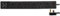 pro elec PL15406 6 Gang 2 m Extension Lead with 2 x USB Sockets - Black