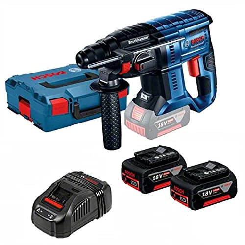 Bosch 0615990K26 GBH18V-20 - Trapano avvitatore a batteria 2 x 5,0 Ah L i-Boxx-iRack, 1 W, 18 V