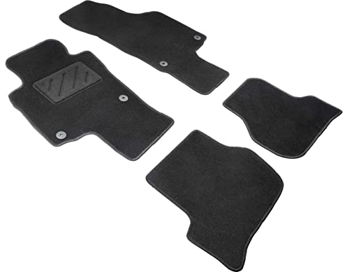Walser Comfort Auto Teppiche für Skoda Octavia II 02/2004-06/2013, 100% passgenaue Auto Fußmatten Made in Europe, Fußmatte Auto, Autoteppich Auto, Fussmatten Auto