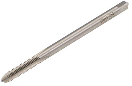 sourcing map Metric Thread Tap M6 x 1 H2 100mm Extra Long Straight Flute Screw Thread Milling Machine Taps Threading Tapping Repair Tool