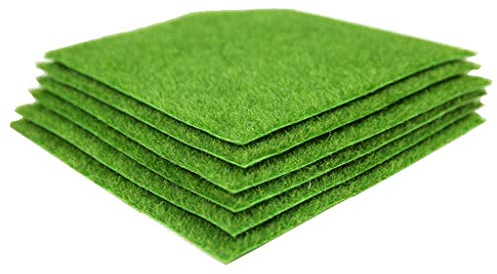 Kunstrasen, Kunst Moss Simulation gefälschte grüne Pflanzen Gras for Party Patio Rasen Micro Landschaft Dekoration 6PCS (Size : 95x70cm)