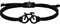 SAILBRACE Armband schwarz BICYCLE schwarz