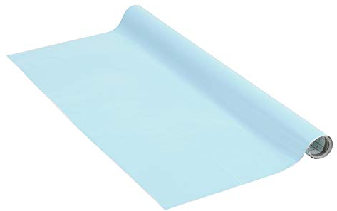 Venilia Klebefolie | Sky Blue Matt Hellblau | 67,5 cm x 1,5 m, Stärke 95μ | selbstklebende Möbel-Folie, Dekofolie, Tapete, Küchenfolie | ohne Phthalate | Made in EU