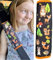 HECKBO 1x protection pour ceinture de sécurité avec un motif d’animaux de la forêt - ceintures de sécurité épaulière protection ceinture sièges auto coussin de ceinture pour enfants garçons filles