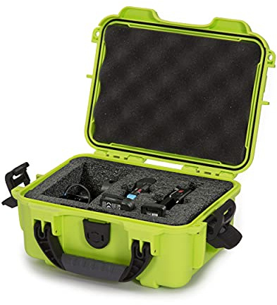 Nanuk 904 Wasserdichte Hartschale mit Schaumstoffeinsatz für Sennheiser AVX Set, Limette
