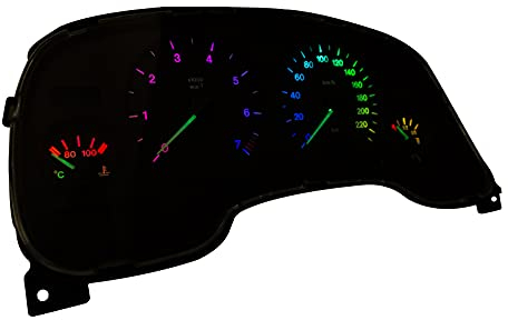 letronix RGB LED B8,5d Tachobeleuchtung Tacho mit App Steuerung Kompatibel mit: Astra F, Astra G, Corsa C, Tigra Twin Top und Zafira A
