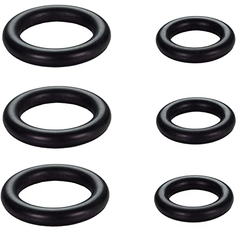 2 Ersatz-Schutzgummis für Türstopper | verpacken 3 Einheiten | Kompatibel mit Mod. I-164 | Originalersatzteil | Schwarzer Gummi aus Natursilikon| EVI Herrajes