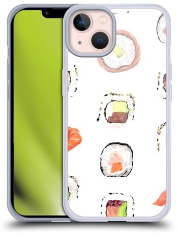Head Case Designs Offizielle Anis Illustration Sushi Gemischte Designs Soft Gel Handyhülle Hülle kompatibel mit Apple iPhone 13