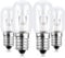 BROTOU 4 Pack Dimmable T20 15W E14 Fridge Bulb, 220V-240V 2700K Warm White 80LM E14 Incandescent Bulbs for Oven, Sewing Machine, Salt Lamp, Extractor Fan Bulb