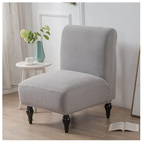 AQIGR Sesselbezug/Sofabezug ohne Armlehnen Elastischer für 1-Sitzer-Sofa Stretch Samt Stuhlschonbezüge Sesselschoner Abnehmbare Waschbare für Wohnzimmer Hotel Haus Esszimmer (Color : #20, Size : 1PC)