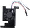 Waveshare Aluminum Alloy Cooling Fan Compatible with Raspberry Pi 4 Model B 1GB/2GB/4GB/8GB Dedicated All-In-One PWM Speed Adjustment with Fan Adapter V2