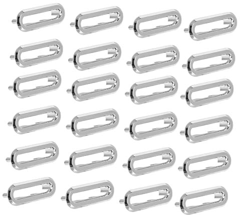 Angoily 20piezas Accesorios Para Lavabos Anillo De Desbordamiento Tapa De Orificio De Desbordamiento Para Baño Anillo Antidesbordamiento De Plástico Para Fregadero Doméstico
