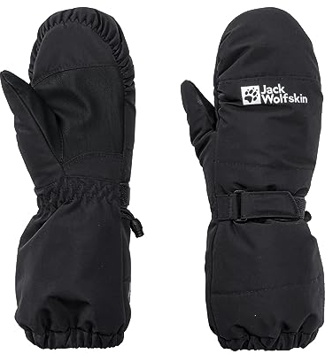 Jack Wolfskin Unisex Kinder 2L Winter Mitten K Handschuh, Black, 116
