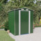 Festnight Gartenhaus Metall Geräteschuppen XXL Fahrradgarage Geräteschuppen Gartenschuppen Gerätehäuser Metallgerätehaus 192x191x223 cm Grün