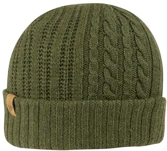 JACK PYKE Beanie aus Merinowolle, grün, One size