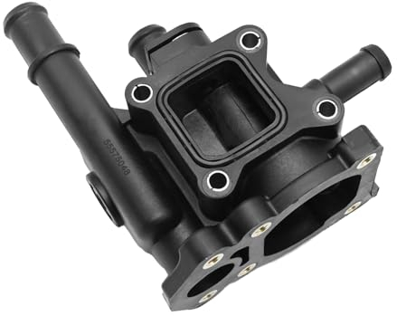 Hoypeyfiy Thermostat Housing Cover Base Replacement for Vauxhall Opel Astra H J Insignia A Meriva A Mokka