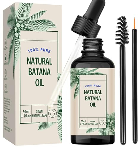 Batana Öl für Haarwachstum 50ML Zur Pflege von dünnem, trockenem & brüchigem Haar | Anti-Haarausfall haarwachstum beschleunigen | Naturkosmetik Professional batana öl für haare