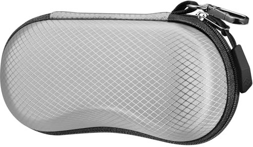 FINTIE Brillenetui Sonnenbrille, Eva Kratzfeste Sonnenbrillen Etui Hardcase mit Karabiner Groß Brillen Etui für Damen Herren Outdoor Sportbrille Fahrradbrille