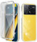 Cover per Xiaomi Poco X6 Pro 5G Antiurto Custodia per Xiaomi Poco X6 Pro 5G 360 Gradi con Protezione dello Schermo Integrata Trasparente Full Body Protettivo Case TPU Cover per Poco X6 Pro 5G, Clear